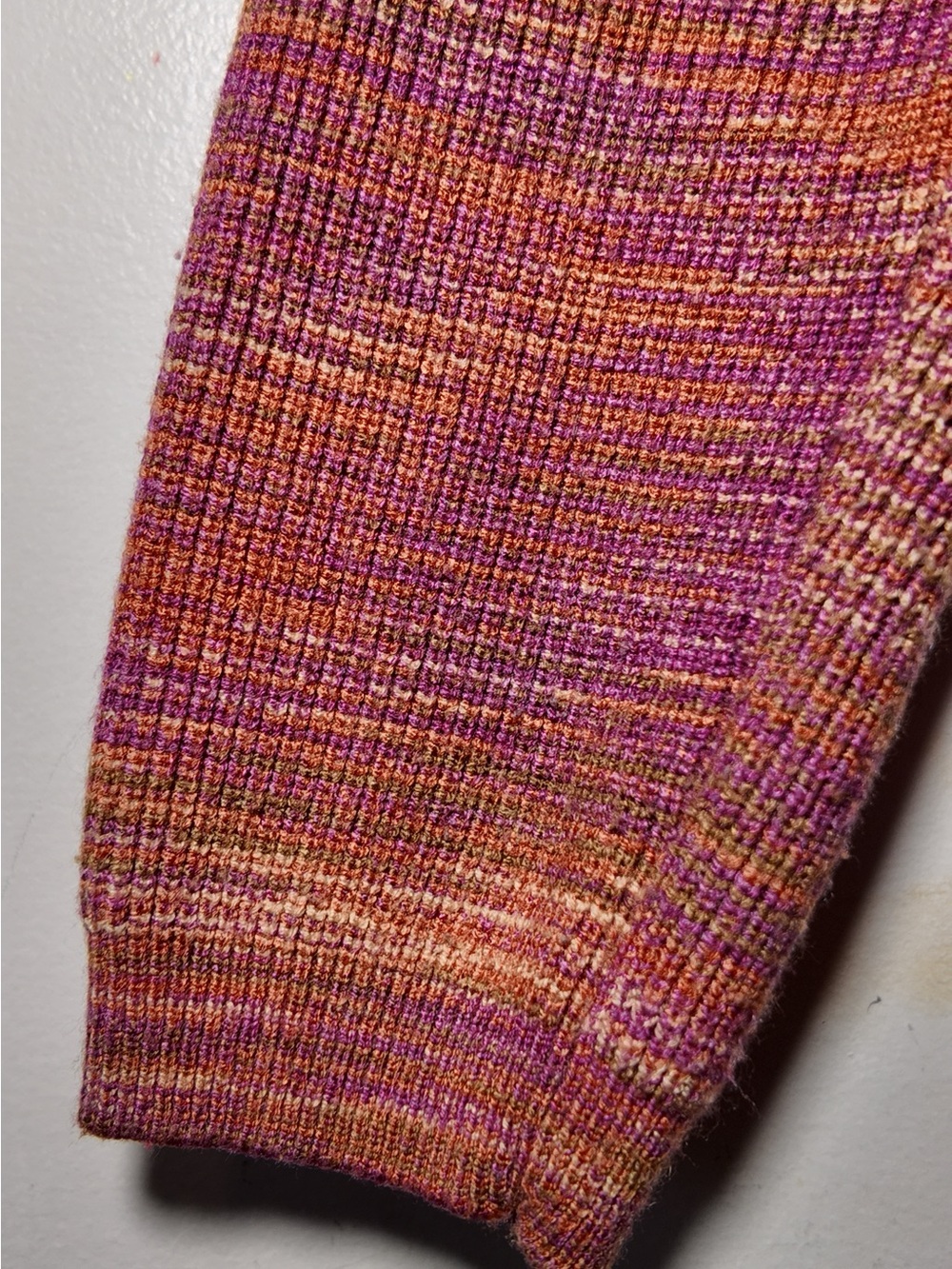 Black Tape_ Pink Multi-Stripe Button-Front Knit Dress - Picture 3 of 4
